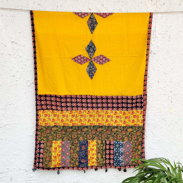 Sanskruti Uzma Ajrak Patch Dupatta