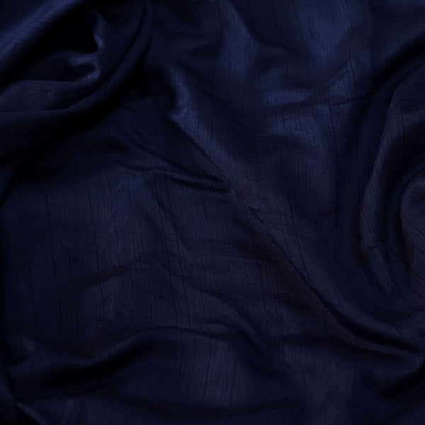 Super Flowy Nysa Fabric - Navy Blue